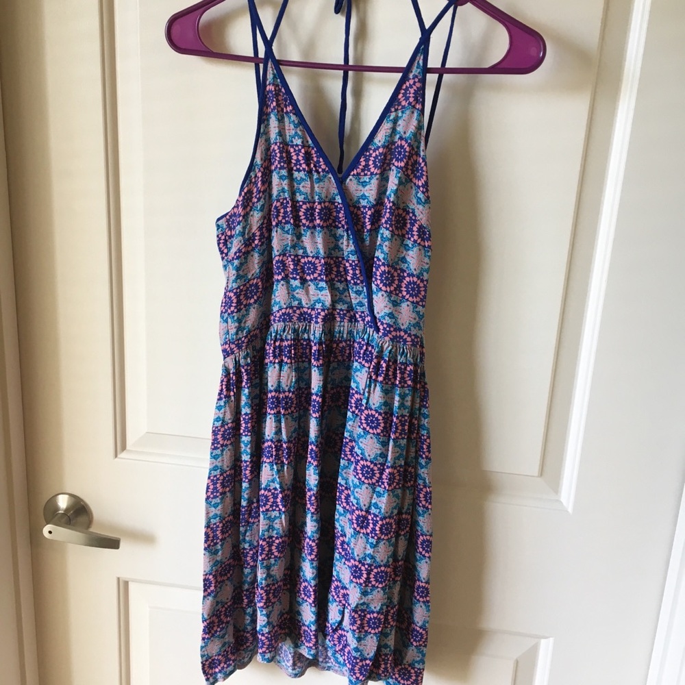 Forever 21 blue floral dress